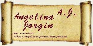 Angelina Jorgin vizit kartica